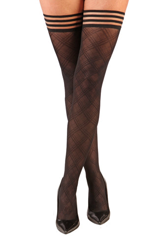 Sheer Thigh Highs by iCollection Lingerie