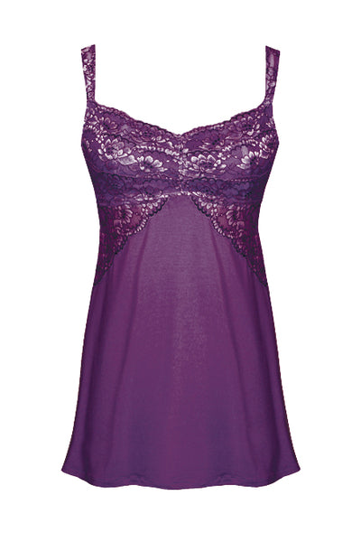 Soft Chemise Euphoria Collection by Tia Lyn Lingerie 9403 plum/purple
