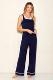 Soft Navy Blue Camisole and Pant Set ICollection 7805