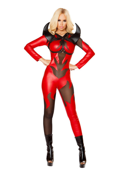 Red Sheer Devil Costume Roma 4810