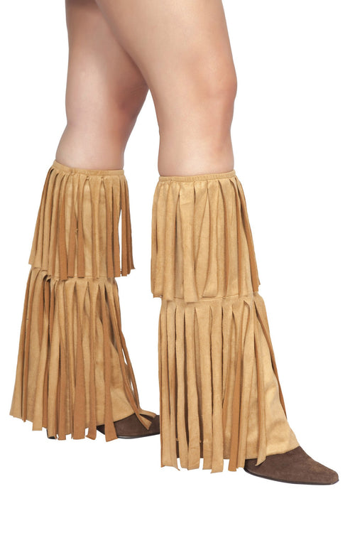Women’s Sexy Hippie Fringed Boot Covers Roma L4209