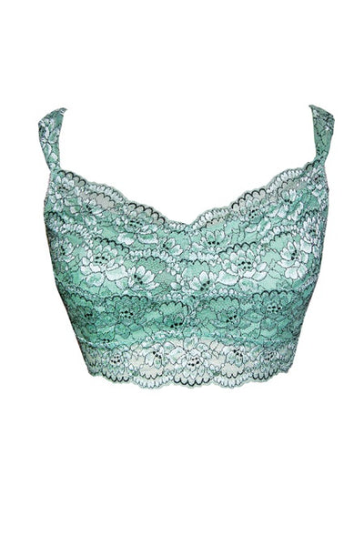 Soft Bralette "Euphoria Collection" by Tia Lyn Lingerie 9101 Front Mint