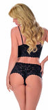 Classic Lace Cami Set by Escante Lingerie 5616 Black Back