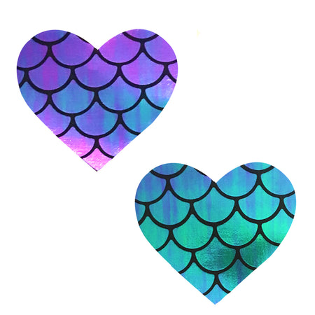 Glow Tetris Heart Pasties