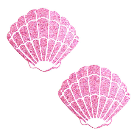 Glow Pink Sequin Heart Pasties