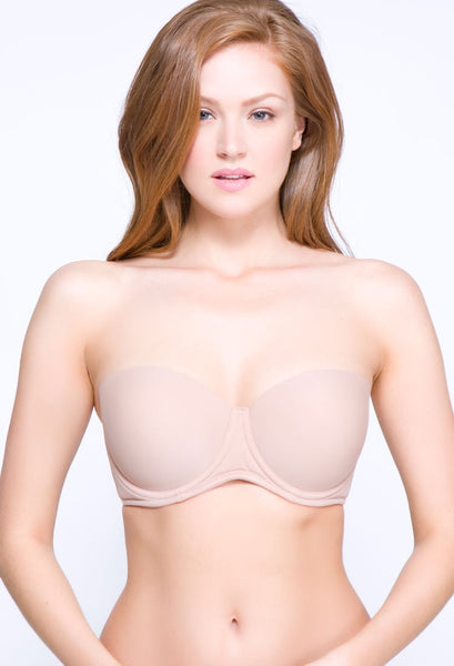 M&S Sumptuously Soft™ Padded Convertible Strapless Full Cup Wired Bra - …